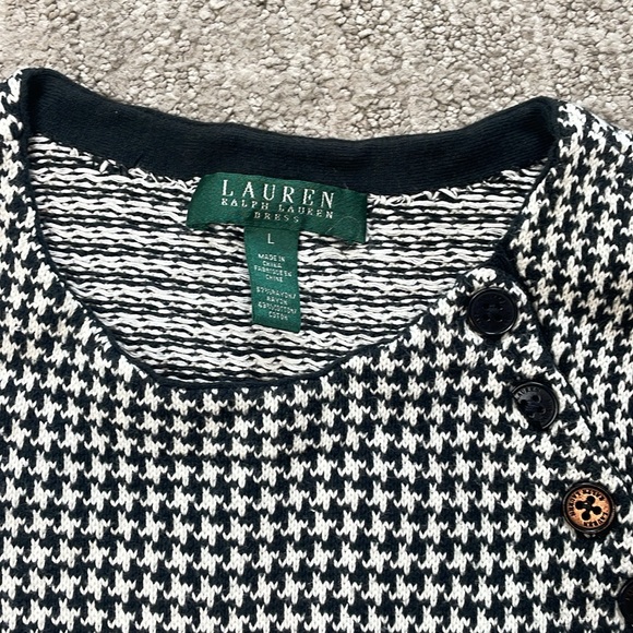 Lauren houndstooth sweater dress - Picture 3 of 5